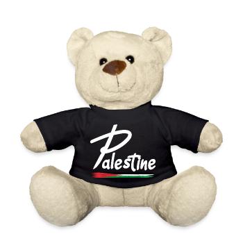 Liberté Palestine Palestine Libre Palestinevintage - Nounours - noir - Devant