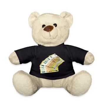 Conception noble des billets en euros - Nounours - noir - Devant