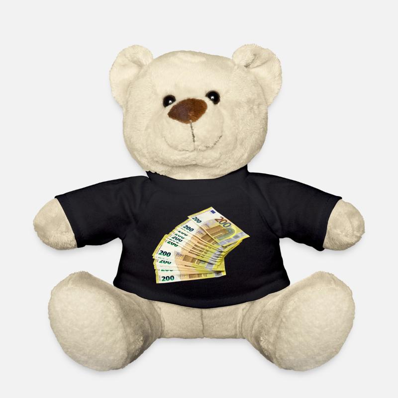Noble Euro banknote design - Teddy Bear - black