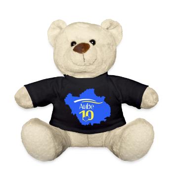 Aube 10 Carte Regionale Coeur - Teddy - Schwarz - Vorne