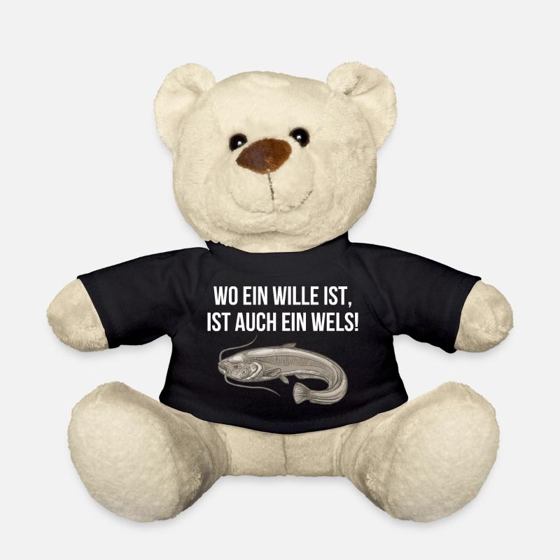 Wels Spruch Angel Print - Teddy - Schwarz