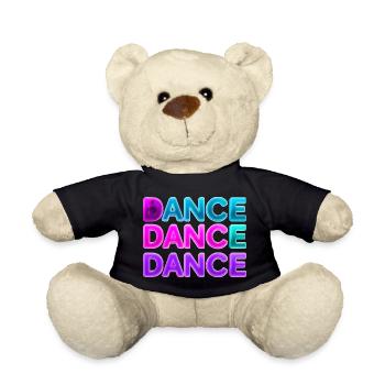DANCE DANCE DANCE – Neon 80s mit Boxen - Teddy - Schwarz - Vorne