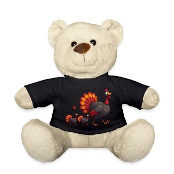 Thanksgiving Truthahn Baby - Teddy - Schwarz - Vorne