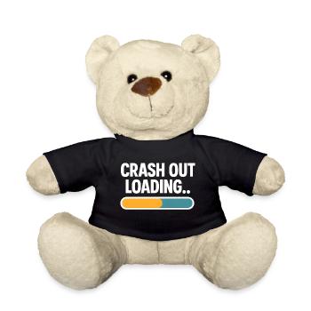 Crash Out Chargement Barre de progression Drôle de dicton - Nounours - noir - Devant