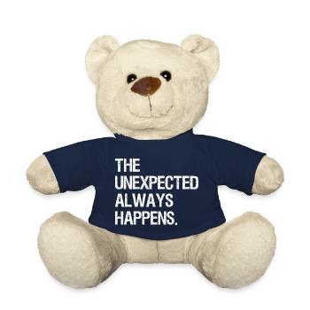 the unexpected always happens - Teddy Bear - french navy - Front