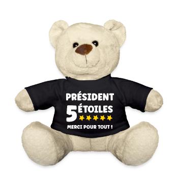 Président - Nounours - noir - Devant
