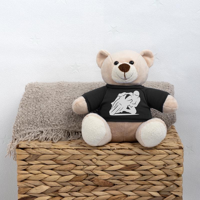 Silhouette minimaliste de moto de course Nounours