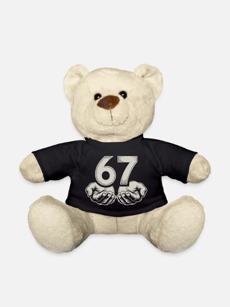 Lustiges 67 Meme Hände Gen Alpha Humor - Teddy - Schwarz