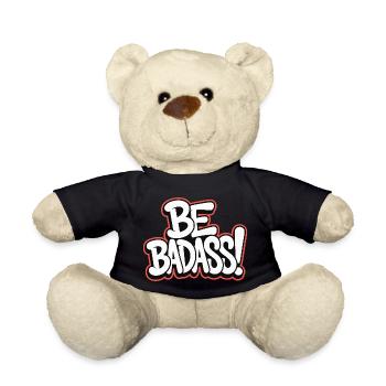 Sei badass - Teddy - Schwarz - Vorne