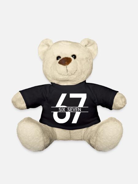 67 Six Seven Meme 6 7 clean - Teddy - Schwarz