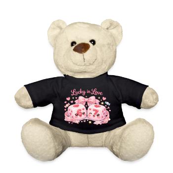 Valentinstag Würfel 67 Six Seven Meme Lustig - Teddy - Schwarz - Vorne
