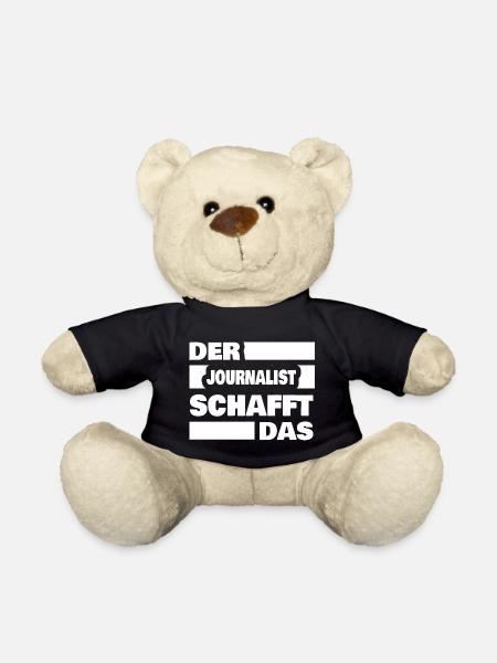 Journalist - Teddy - Schwarz