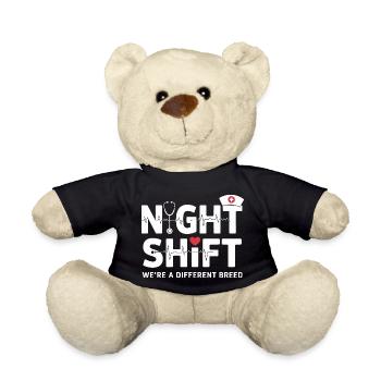 NachtSchicht Herzpfleger – Different Breed - Teddy Bear - black - Front