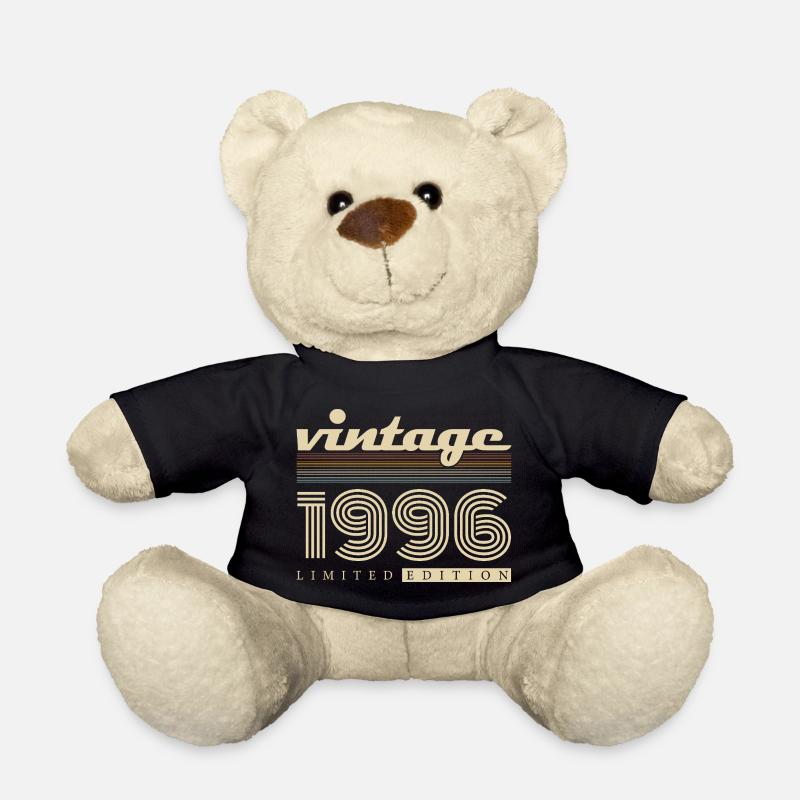 Vintage 1996 Jahrgang Retro Geburtstagsgeschenk - Teddy - Schwarz
