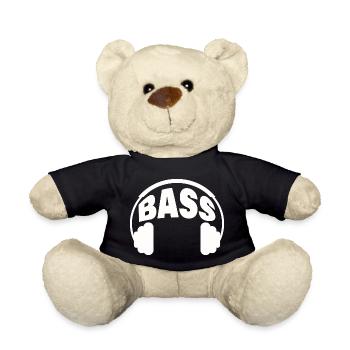 Bass - Teddy Bear - black - Front