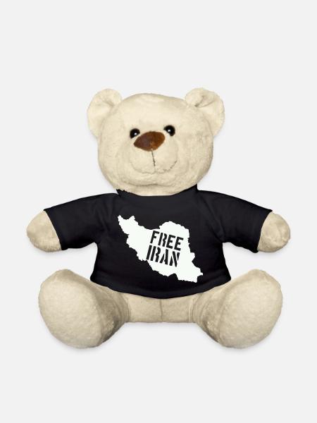 Iran Freiheit Free Iran - Teddy - Schwarz