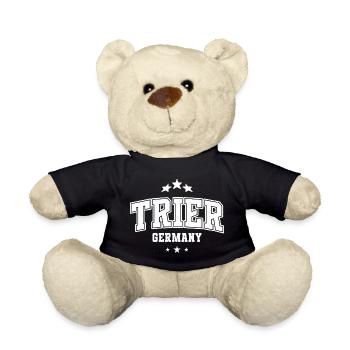 Trier Germany Emblem - Teddy Bear - black - Front