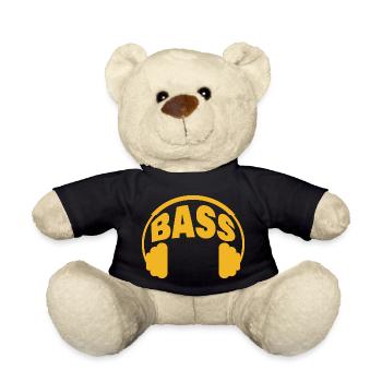 Bass - Teddy Bear - black - Front