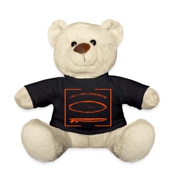 Surfing Board Meeting - Teddy Bear - black - Front