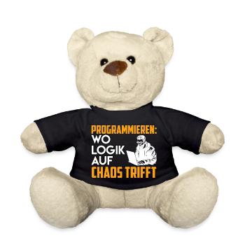 PROGRAMMIEREN WO LOGIK AUF CHAOS TRIFFT Lustig - Teddy - Schwarz - Vorne
