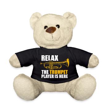 Détends le trompettiste Trompetenspieler - Nounours - noir - Devant