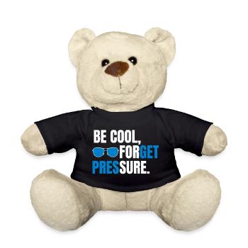 Be Cool Forget Pressure - Nounours - noir - Devant