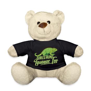 Leguanjagd, Frauen, Reptilienjäger, Eidechse - Teddy - Schwarz - Vorne