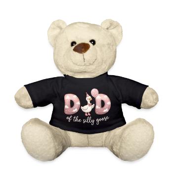 Dad of the Silly Goose - Teddy Bear - black - Front