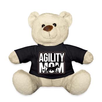 Agility Mom – Dog Sport Dogs Mom - Teddy Bear - black - Front