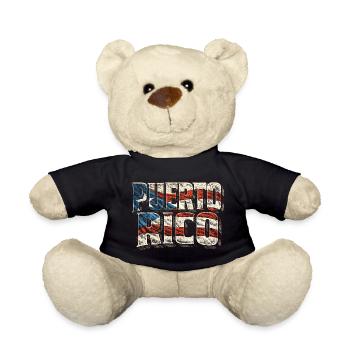 Puerto Rico Boricua - Teddy - Schwarz - Vorne
