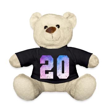 Ausgabe 20 – 20-jähriges Jubiläumsgeschenk - Teddy - Schwarz - Vorne