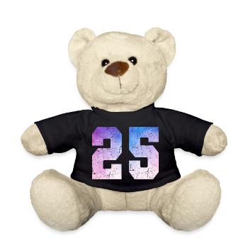 Ausgabe 25 – 25. Jubiläumsgeschenk - Teddy - Schwarz - Vorne