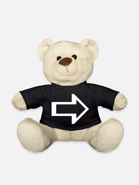 Arrow right left Icon - Teddy Bear - black