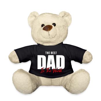 Feiert den besten Vater der Welt! Perfektes Geschenk - Teddy - Schwarz - Vorne