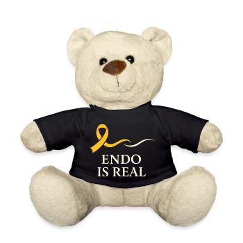 Endometriose-bewusstsein Endo Warrior - Teddy - Schwarz - Vorne