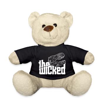 Skull Logo - dark collection - Teddy Bear - black - Front