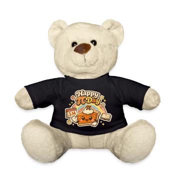 Bonne Journée Pi, Sweet Cake Math Rétro Design - Nounours - noir - Devant