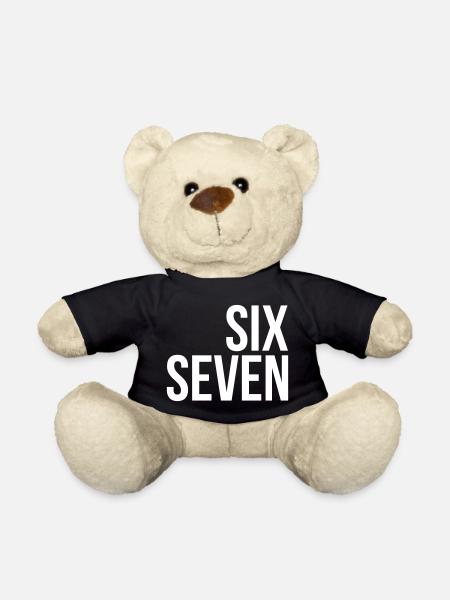 67 texte « six sept » - Nounours - noir