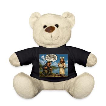 Angler mit Prioritäten - Teddy - Schwarz - Vorne