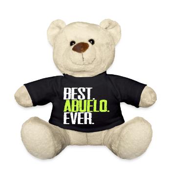 Best Abuelo Ever Opa Spanisch Spruch Retro Vintage - Teddy - Schwarz - Vorne