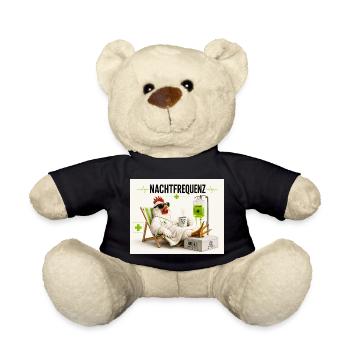 Nachtfrequenz Huhn im Sanatorium - Teddy - Schwarz - Vorne