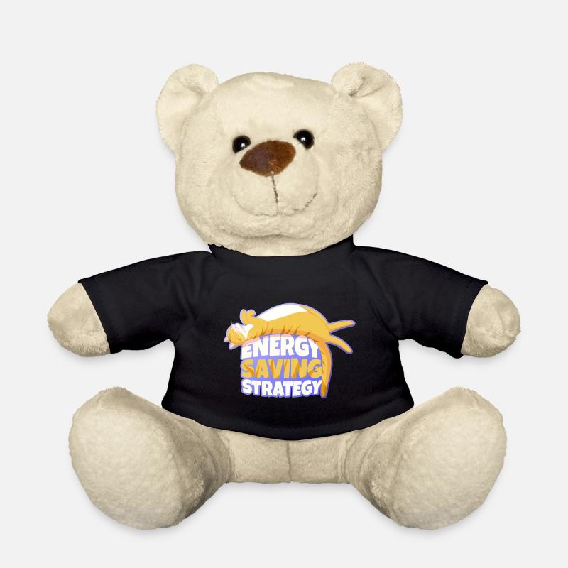 Energiesparstrategie-Maskottchen - Teddy - Schwarz