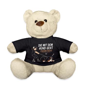 Berner Sennenhund Spruch Hundehalterin Humor - Teddy - Schwarz - Vorne