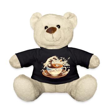 Die große Welle des Kaffees  - Teddy - Schwarz - Vorne