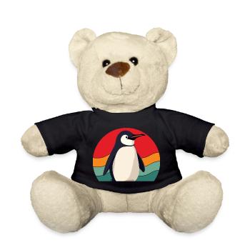 Pingouin mignon - Cadeau pour l’amoureux des manchots - Nounours - noir - Devant