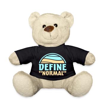 Définir le graphique sarcastique drôle normal - Nounours - noir - Devant