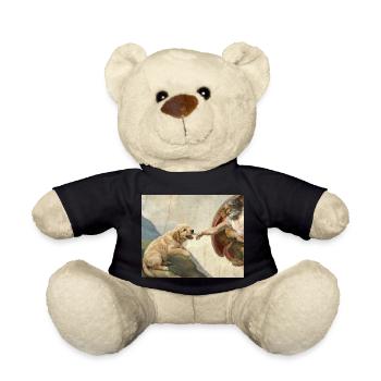 Dog God Hand Golden Retriever Dog Meme - Teddy Bear - black - Front