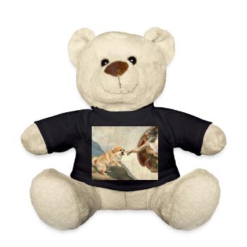 Dog God Hand Pomeranian Dog meme - Teddy Bear - black - Front