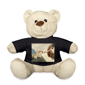 Mème du chien God God Hand Pomeranian Dog - Nounours - noir - Devant