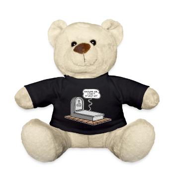 I can't stand up - Teddy Bear - black - Front